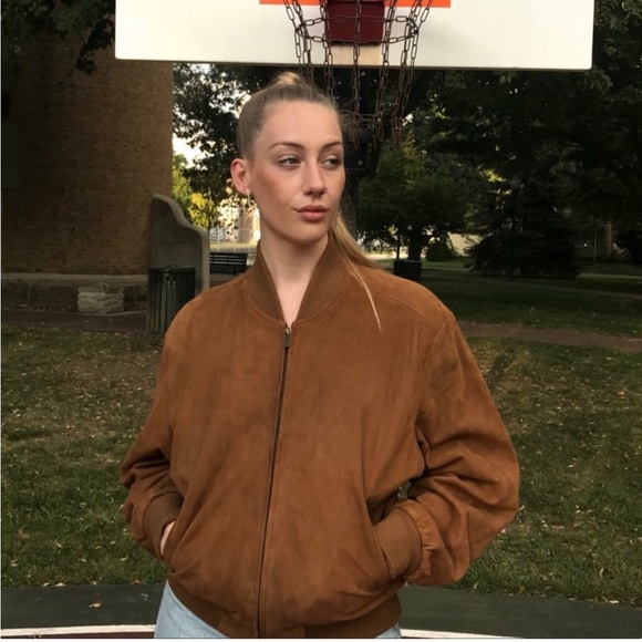 Coach | Vintage Leather Suede Bomber Jacket #0913 in Olive 🫒 fits M/L - Picture 7 of 10